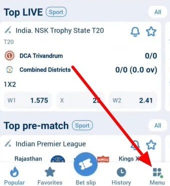 1xBet account
